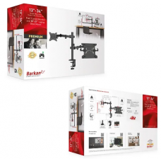 Barkan M141LT Flat / Curved Monitor and Laptop Desk Mount 13" - 34" (33 - 86 cm)