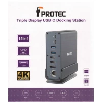 Protec DM301 15in1 Triple Display USB-C Docking Station