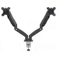 Barkan M142P Dual Flat / Curved Monitor Gas Spring 13" - 29" (33 - 74cm) Desk Mount