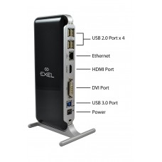 Exel USB 3.0/2.0 Universal Laptop Docking Station