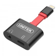 Unitek M1103A Lightning Splitter for 3.5mm Headphone plus Charging