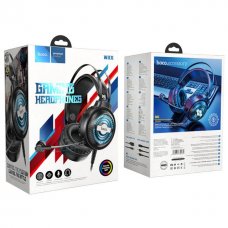 HOCO W101 3.5mm Wired 7 Color LED Gaming Stereo Headset With Microphone For PC