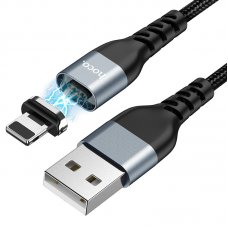hoco U96 USB to Lightning Magnetic Charging/Data 2.4A Cable - 1.2m - Black