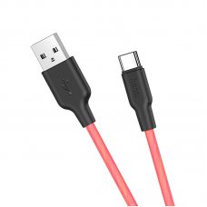 hoco X21 Plus USB to Type C Charging/Data 3A Cable - 1m - Red