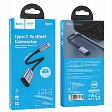 USB-C to HDMI(4K) Mobile phones and Laptops to HDTV/Projector Converter hoco HB21