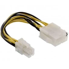 4-Pin 12V Male (M) to 8-Pin 12V Female (F) PSU Cable Adapter - 15cm