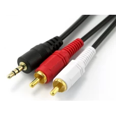 3,5 Мини-мужчина к 2xRCA Мужской 1,5 м кабель (красно-белый до PL3,5)