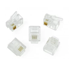 RJ11 Telephone Plug - 1 יחידה