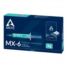 Arctic MX-6 (4 g, incl. 6 MX Cleaner) - Ultimate Performance Thermal Paste Grease for CPU Arctic MX-6 (4 g, incl. 6 MX Cleaner) - Ultimate Performance Thermal Paste Grease for CPU