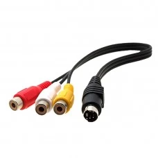 S-Video 7-контактный разъем RGB + 4-контактный композитный кабель S-Video F + Yellow