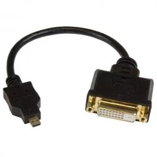 מתאם מיקרו HDMI ל DVI-D על כבל 10 סנטימטר