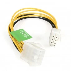 8-Pin 12V Male (M) to 8-Pin 12V Female (F) PSU Cable Extension - 15cm