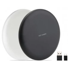 Qi QC Fast Charge Wireless Charger Pad  9V/1.67A 5V/2A for iPhone / Samsung / LG - Black/White