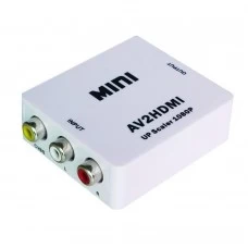 RCA AV to HDMI Converter Adapter Mini Composite CVBS to HDMI AV2HDMI Converter