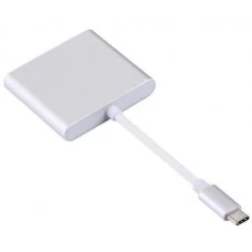 Protec USB 3.1 Type-C to 4K HDMI/USB 3.0/Type-C Convertor Cable Adapter