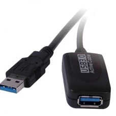 Viewcon VE670 A Male to A  Male Active Extension USB 3.0 Cable - 5m כבל מאריך יו אס בי אקטיבי