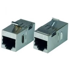 Generic RJ45 (F) to RJ45 (F) CAT6 Shielded Keystone Coupler, Cable LAN Extender