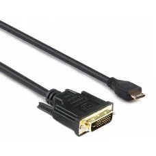 Mini HDMI (Male) to DVI18+1 (Male) Cable - 2M