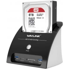 Wavlink ST335A USB 3.0 to SATA Hard Drive Docking Station for 2.5” & 3.5” HDD SSD Wavlink ST335A USB 3.0 to SATA Hard Drive Docking Station for 2.5” & 3.5” HDD SSD