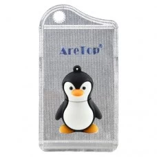 32GB Novelty Penguin USB 2.0 Flash Drive Black 