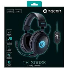 Nacon GH-300SR 7.1 3.5mm USB PC/PS4 אוזניות גיימינג למחשב Nacon GH-300SR 7.1 3.5mm USB PC/PS4 אוזניות גיימינג למחשב