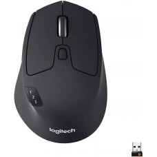 Logitech M720 Triathlon Multi-Computer Wireless/Bluetooth with Unifying receiver Mouse