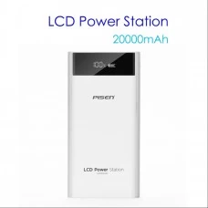 PISEN Power Station 20000mAh Внешний аккумулятор с дисплеем