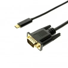 Protek DM144 USB3.1 Type C to VGA Male Adapter Cable - 1.8m