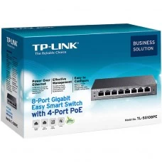 TP-Link TL-SG108PE 8-Port Gigabit Easy Smart Switch with 4-Port PoE Гигабитный Коммутатор