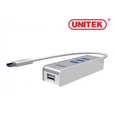 Unitek (Y-3076) USB3.0 3-Port Hub + KM Swap & File Transfer Function OTG Adapter