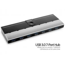 Unitek (Y-3179) 7-Port USB 3.0 + 2-Port Charging USB רכזת