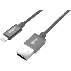 Unitek (Y-C499AGY) Apple Certified USB to Lightning Cable 1m - Gray