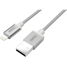 Unitek (Y-C499ASL) Apple Certified USB to Lightning Cable 1m - Silver