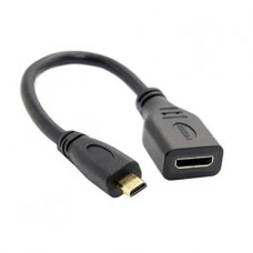 Micro HDMI Male (M) to HDMI Female (F) 10cm Cable Adapter