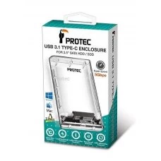 Protec SATA USB3 2.5" Hard Drive Enclosure Case
