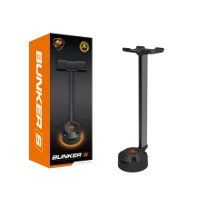 Cougar Bunker S RGB Headset Stand with USB 2.0 - מעמד שולחני לאוזניות עם תאורה צבעונית Cougar Bunker S RGB Headset Stand with USB 2.0 - מעמד שולחני לאוזניות עם תאורה צבעונית