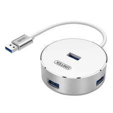 Unitek (Y-3197) USB3.0 4 Ports Alumunium Hub רכזת