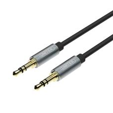Unitek (Y-C922ABK) 3.5 Mini Male to 3.5 Mini Male Stereo Cable Aluminium - 1.5m