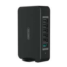 Unitek (Y-P535) 65W 6-Port USB (With 1-Port QC3.0) Smart Charging Station